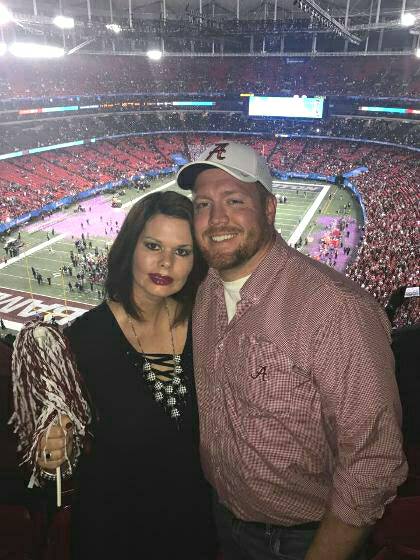 Enjoying an Alabama Game! 